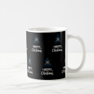 Frohe Weihnachten mit schottischer Flagge Kaffeetasse