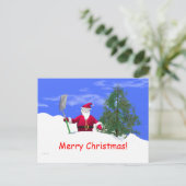 Frohe Weihnachten mit Shovel (Stehend Vorderseite)