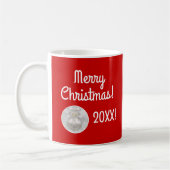 Frohe Weihnachten mit Silberschmuck Kaffeetasse (Links)