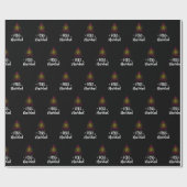 Frohe Weihnachten mit spanischer Flagge Geschenkpapier (Flach)