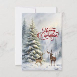 Frohe Weihnachten mit Stag und Deer