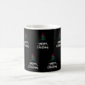 Frohe Weihnachten mit Südafrika-Flagge Kaffeetasse (Mittel)