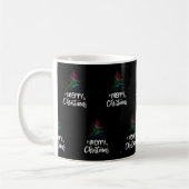 Frohe Weihnachten mit Südafrika-Flagge Kaffeetasse (Links)