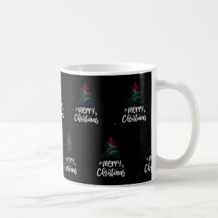 Frohe Weihnachten mit Südafrika-Flagge Kaffeetasse