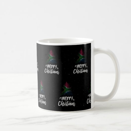 Frohe Weihnachten mit Südafrika-Flagge Kaffeetasse (Rechts)