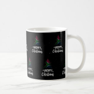 Frohe Weihnachten mit Südafrikanischer Flagge Kaffeetasse