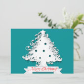 Frohe Weihnachten mit Tree Holiday (Stehend Vorderseite)