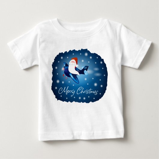 Frohe Weihnachten mit Weihnachten Baby T-shirt (Vorderseite)