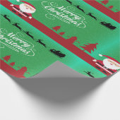 Frohe Weihnachten mit Weihnachten Geschenkpapier (Ecke)
