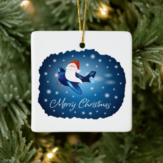 Frohe Weihnachten mit Weihnachten Keramikornament (Baum)