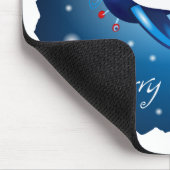 Frohe Weihnachten mit Weihnachten Mousepad (Ecke)