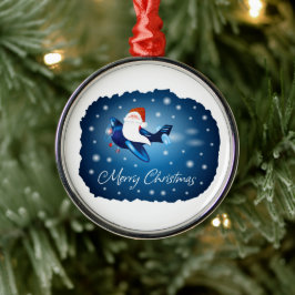 Frohe Weihnachten mit Weihnachten Ornament Aus Metall