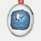 Frohe Weihnachten mit Weihnachten Ornament Aus Metall (Links)