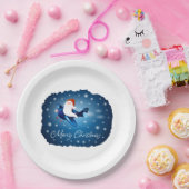 Frohe Weihnachten mit Weihnachten Pappteller (Party)