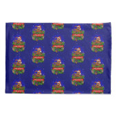 Frohe Weihnachten mit Weihnachts-Rabbit Kissenbezug (Rückseite-Links)