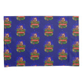 Frohe Weihnachten mit Weihnachts-Rabbit Kissenbezug (Vorderseite-Rechts)