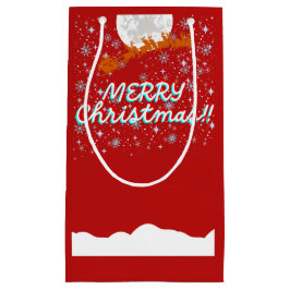 Frohe Weihnachten mit Weihnachtsgeschenktaschen Kleine Geschenktüte