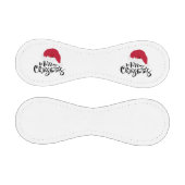 Frohe Weihnachten mit Weihnachtsmannmütze auf dem Baseball (Paneele)