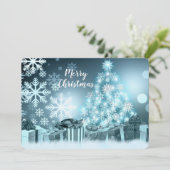 Frohe Weihnachten mit Zitat (Stehend Vorderseite)