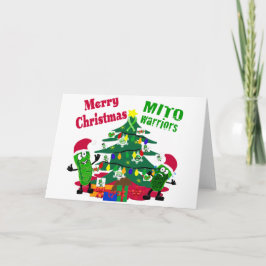 Frohe Weihnachten Mito Warriors Karte