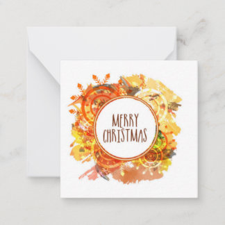 Frohe Weihnachten Mitteilungskarte