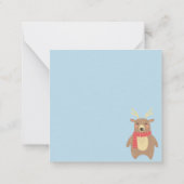 Frohe Weihnachten Mitteilungskarte (Rückseite)