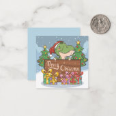 Frohe Weihnachten Mitteilungskarte (Vorderseite/Rückseite Beispiel)