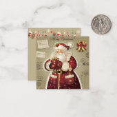 Frohe Weihnachten Mitteilungskarte (Vorderseite/Rückseite Beispiel)