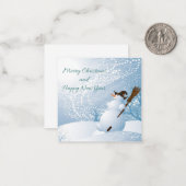 Frohe Weihnachten Mitteilungskarte (Vorderseite/Rückseite Beispiel)