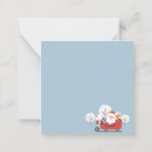 Frohe Weihnachten Mitteilungskarte (Rückseite)