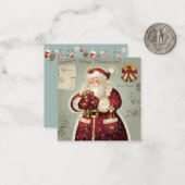 Frohe Weihnachten Mitteilungskarte (Vorderseite/Rückseite Beispiel)