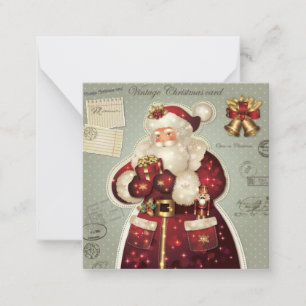 Frohe Weihnachten Mitteilungskarte