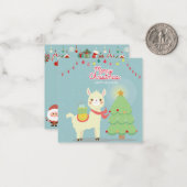 Frohe Weihnachten Mitteilungskarte (Vorderseite/Rückseite Beispiel)