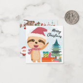Frohe Weihnachten Mitteilungskarte (Vorderseite/Rückseite Beispiel)