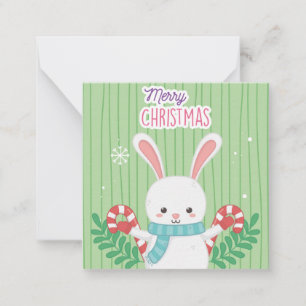 Frohe Weihnachten Mitteilungskarte