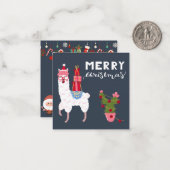 Frohe Weihnachten Mitteilungskarte (Vorderseite/Rückseite Beispiel)