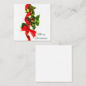 Frohe Weihnachten Mitteilungskarte (Vorne/Hinten)