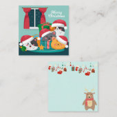Frohe Weihnachten Mitteilungskarte (Vorne/Hinten)