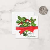 Frohe Weihnachten Mitteilungskarte (Vorderseite/Rückseite Beispiel)