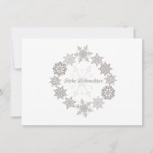 Frohe Weihnachten Mitteilungskarte (Vorderseite)