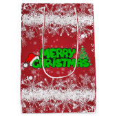 Frohe Weihnachten Mittlere Geschenktüte (Rückseite)