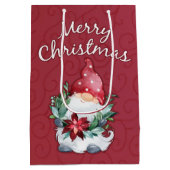 Frohe Weihnachten Mittlere Geschenktüte (Rückseite)