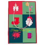 Frohe Weihnachten Mittlere Geschenktüte (Vorderseite)