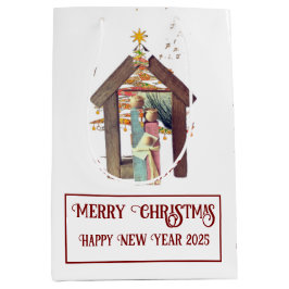 Frohe Weihnachten! Mittlere Geschenktüte