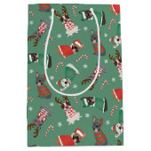 Frohe Weihnachten Mittlere Geschenktüte (Vorderseite)