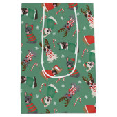 Frohe Weihnachten Mittlere Geschenktüte (Rückseite)