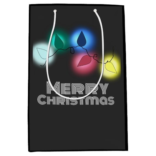 Frohe Weihnachten Mittlere Geschenktüte (Vorderseite)