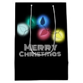 Frohe Weihnachten Mittlere Geschenktüte (Rückseite)