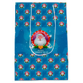 Frohe Weihnachten Mittlere Geschenktüte (Rückseite)