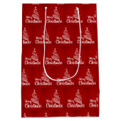 Frohe Weihnachten Mittlere Geschenktüte (Rückseite)